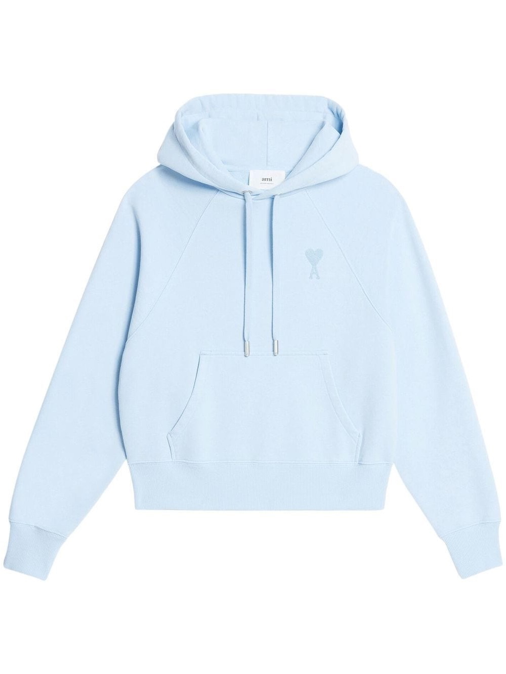 AMI Alexandre Mattiussi Tonal ADC Hoodie Blue Sz Large